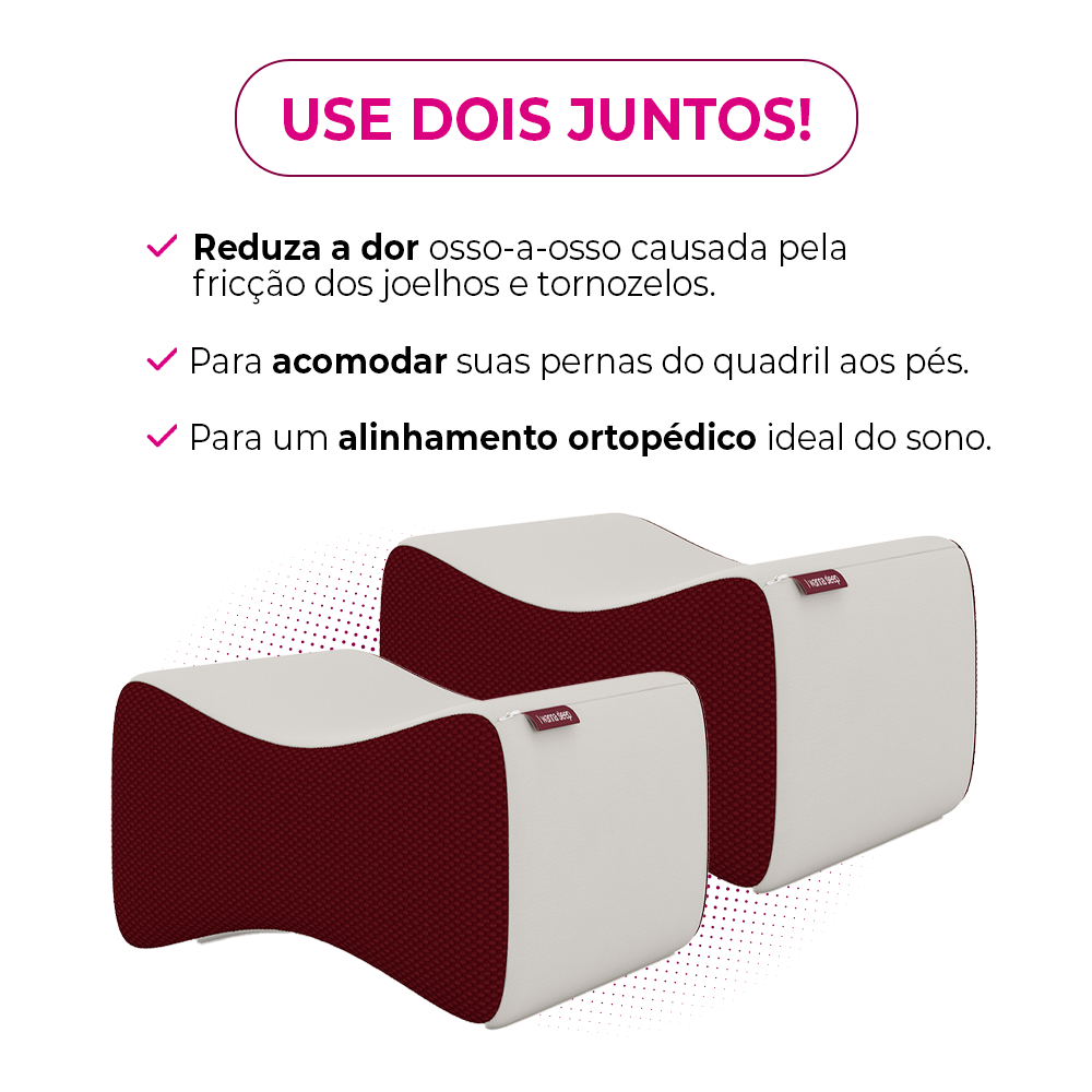 Travesseiro Ergonômico - Apoio De Joelhos IWS Joe® – I Wanna Sleep